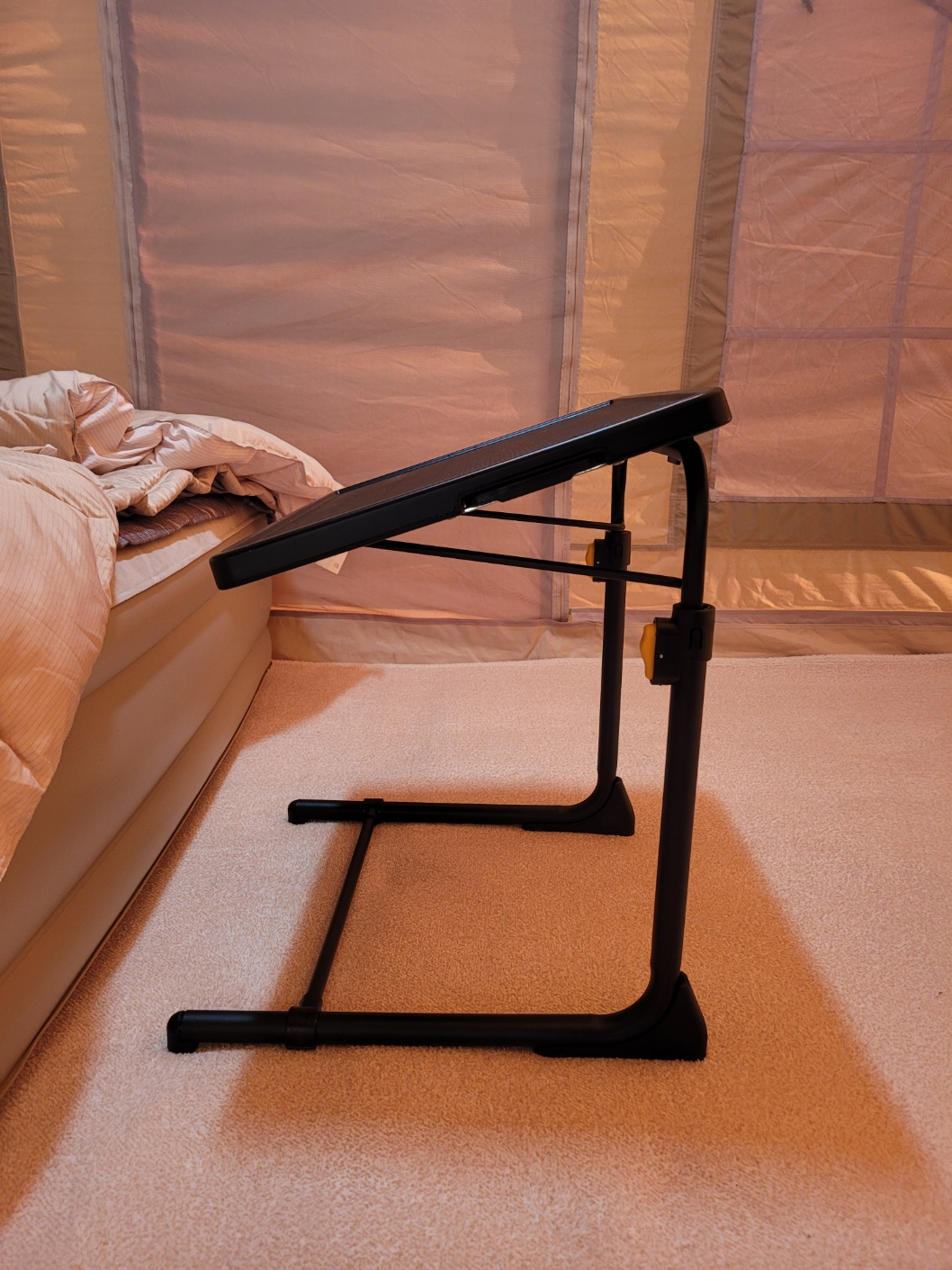 사이드테이블 5238 높이 각도 조절 노트북 책상 간이 베드 쇼파 테이블