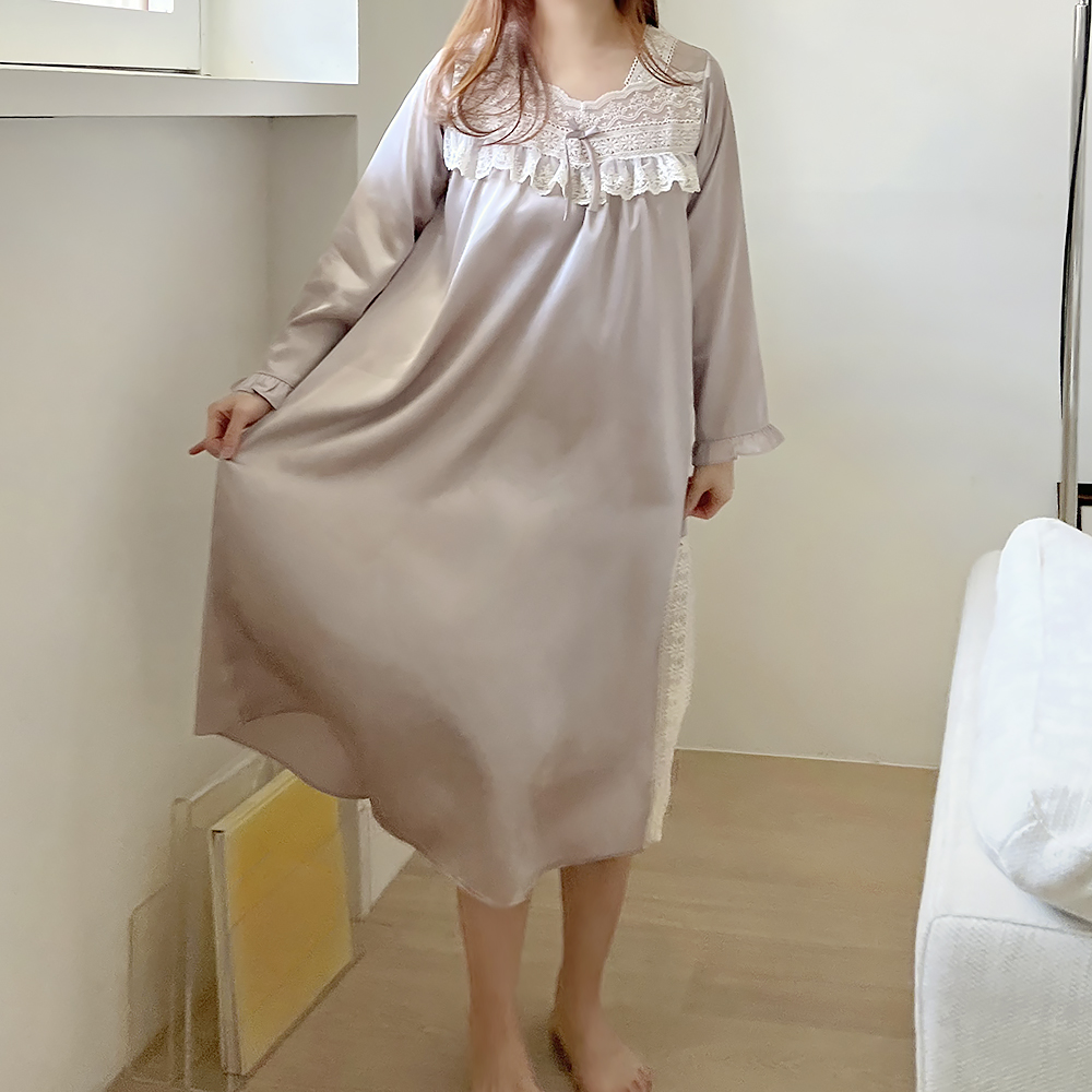 실크 감촉 커플 잠옷 국산 신혼부부 파자마 선물 상세 이미지 19