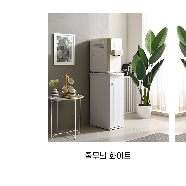 슬림 정수기 테이블 정수기장 탕비실 수납장 커피머신테이블 이미지 6