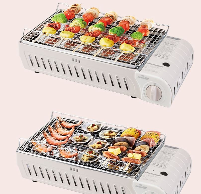 코베아 구이바다 L 아이보리 버너 에디션 가방+석쇠그릴 풀세트 부르스타 세라믹