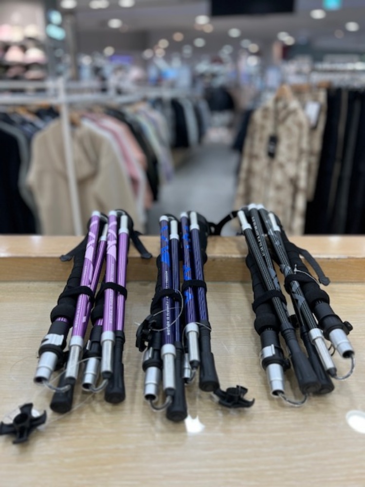 아이더 5단 두랄루민 폴딩 쌍스틱 세트 등산스틱 DUA23T83