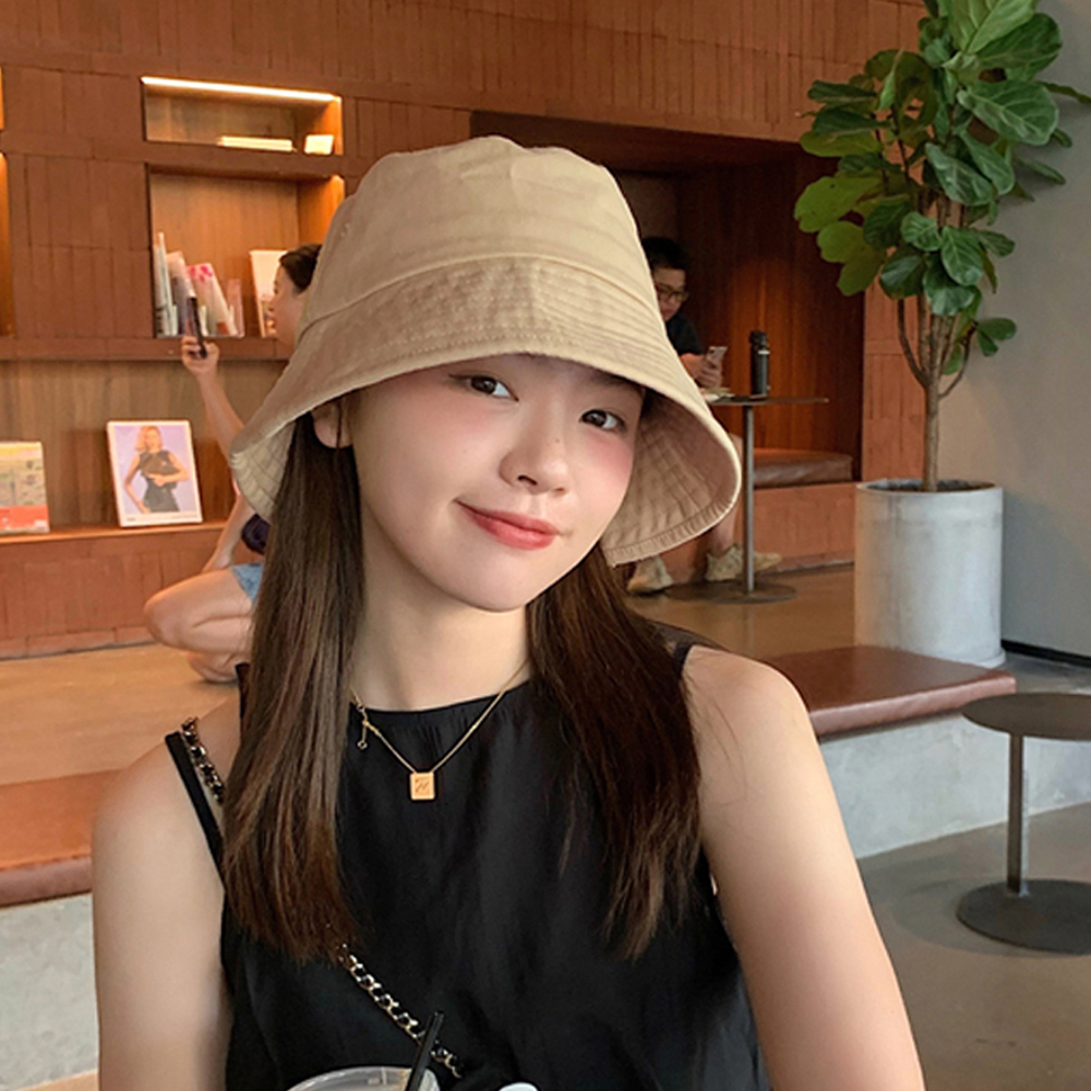 여성 벙거지 모자 남자 버킷햇 빅사이즈 대두 챙넓은 모자 - 상세 이미지 5