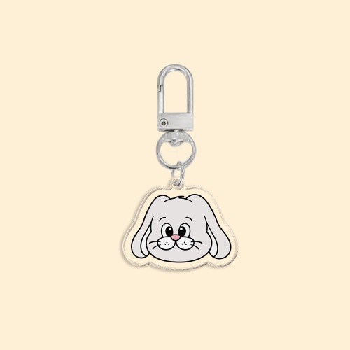 아크릴키링 제작 귀여운키링 열쇠고리 가방 자동차 해피데이 버니