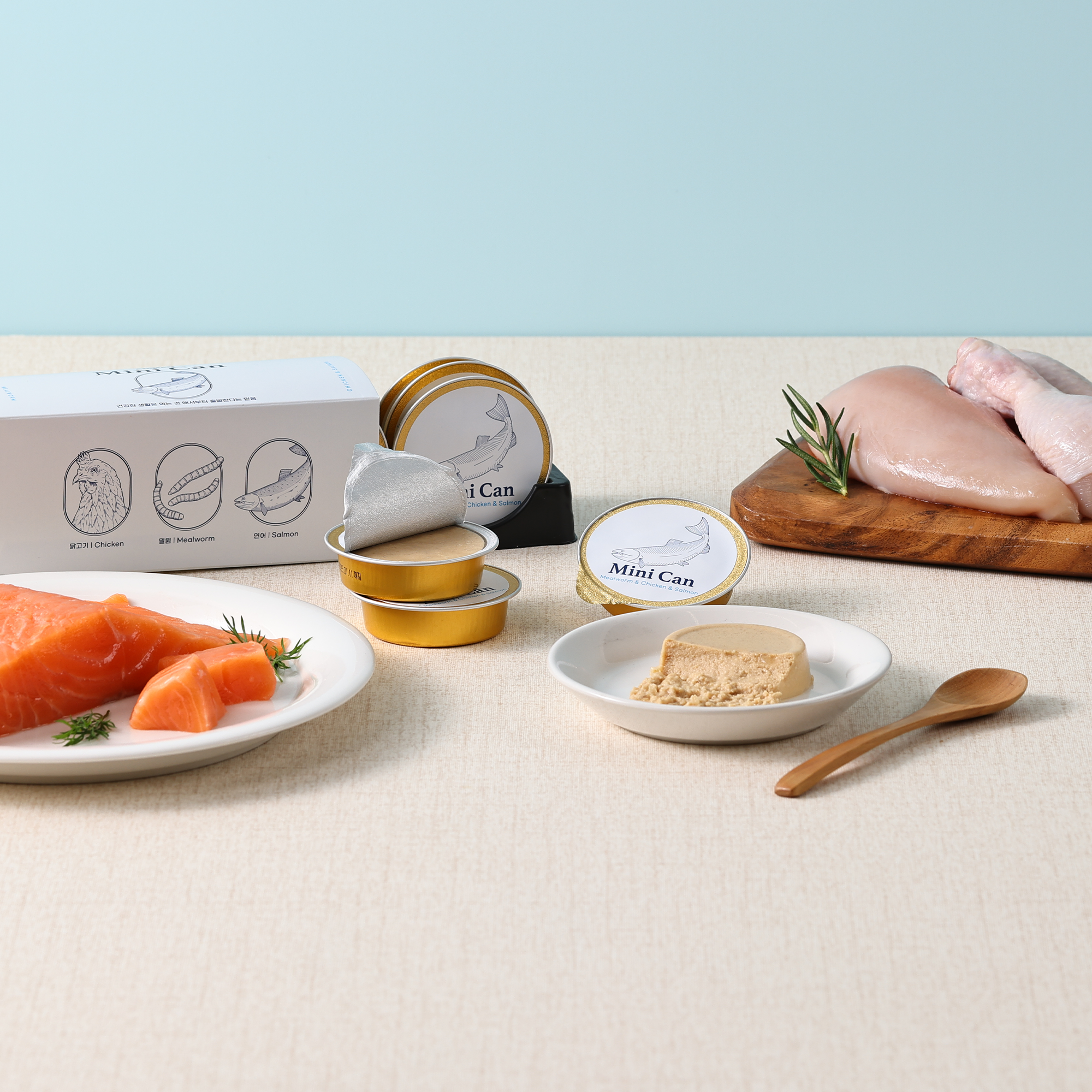 애니먼 애니캔 강아지 고양이 습식캔 소+연어, 30g, 12개 이미지 4