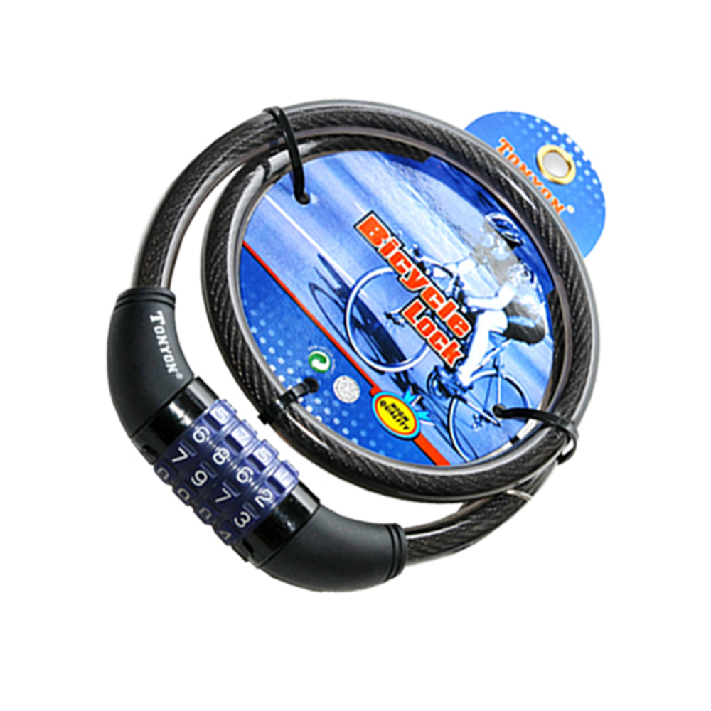 호비 TY-427 자전거 자물쇠 열쇠 와이어락 관절락 번호키