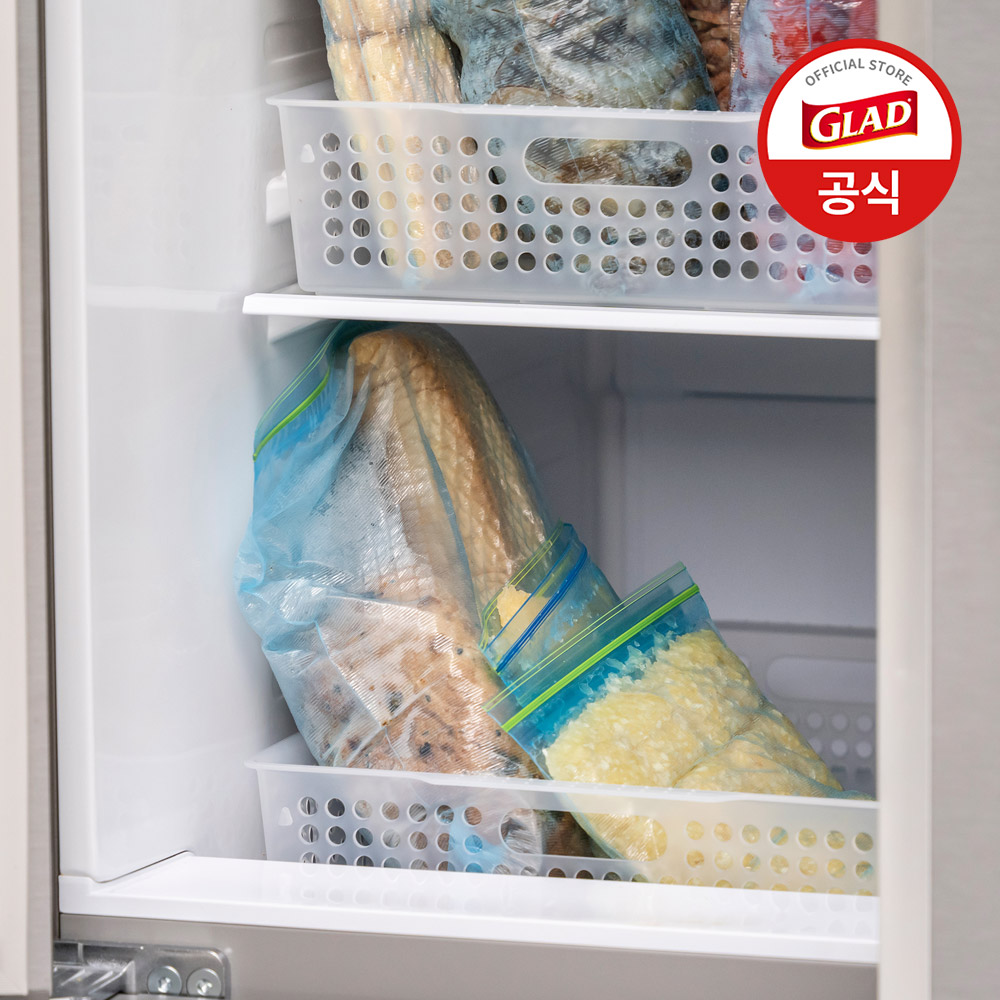 [사장님세트] 글래드 늘어나는 매직백 냉장 대형 냉장고정리 지퍼백 투명, 35매, 10개 이미지 7