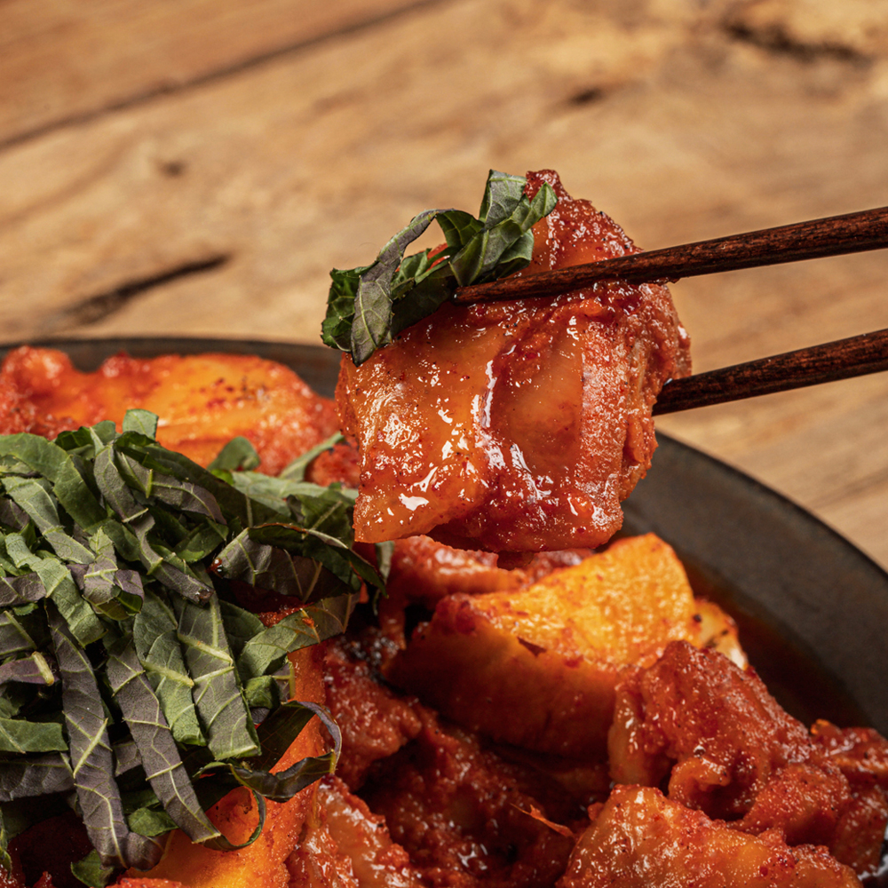 [100% 국산닭] 춘천 한입닭갈비 캠핑 음식 1.5kg - 상세 이미지 3