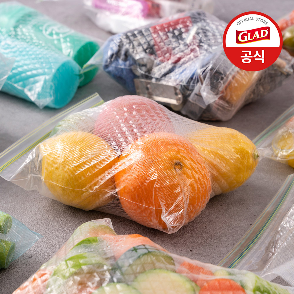 글래드 늘어나는 매직백 샌드위치 지퍼백 비닐팩 S(소형), 100매, 5개 - 상세 이미지 5