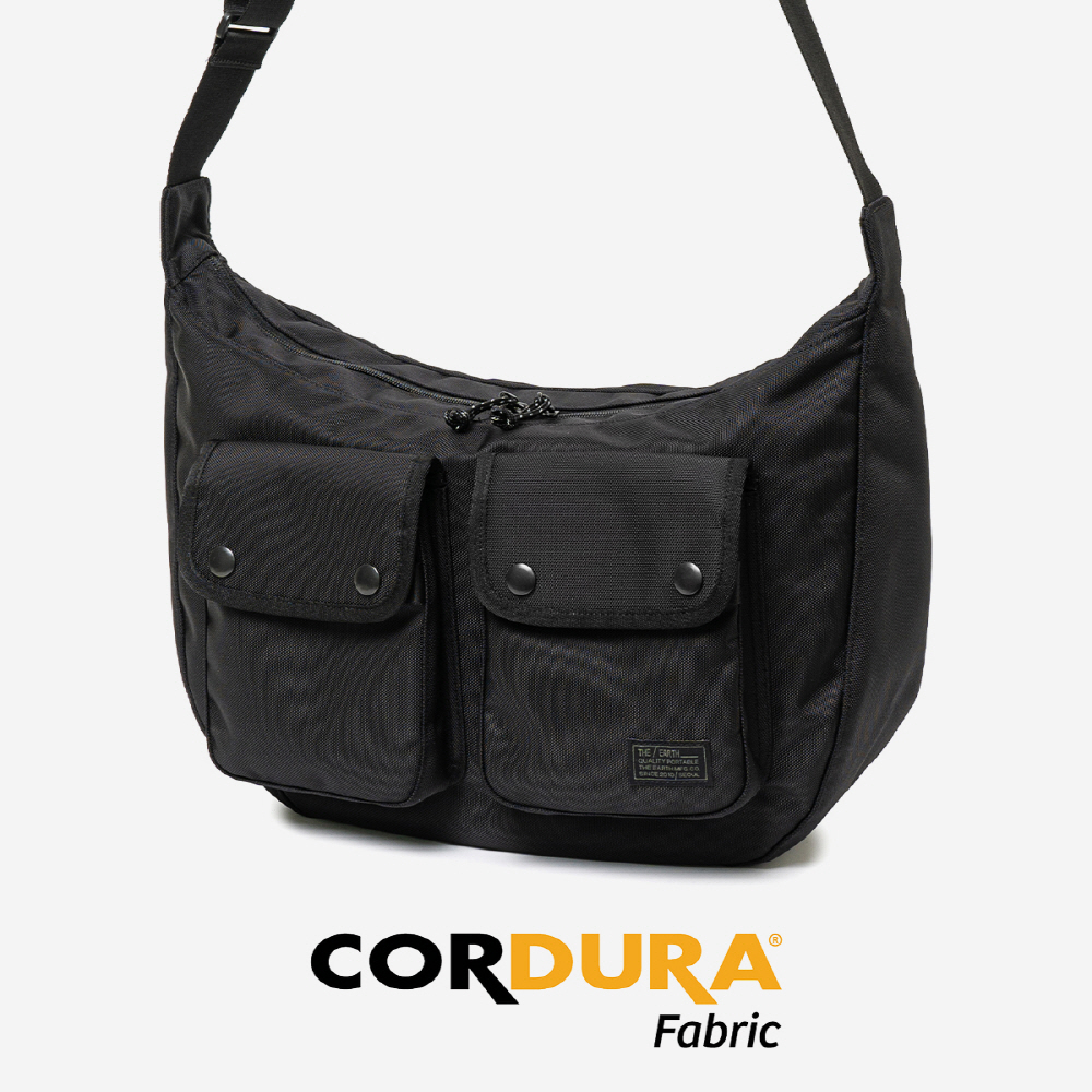 디얼스 발리스틱 코듀라 크로스백 CORDURA Crossbody Bag - BLACK - 상세 이미지 3
