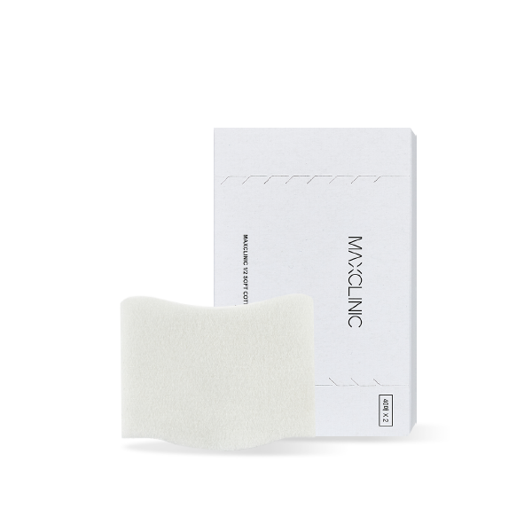 맥스클리닉 1/2소프트코튼패드 화장솜 80매