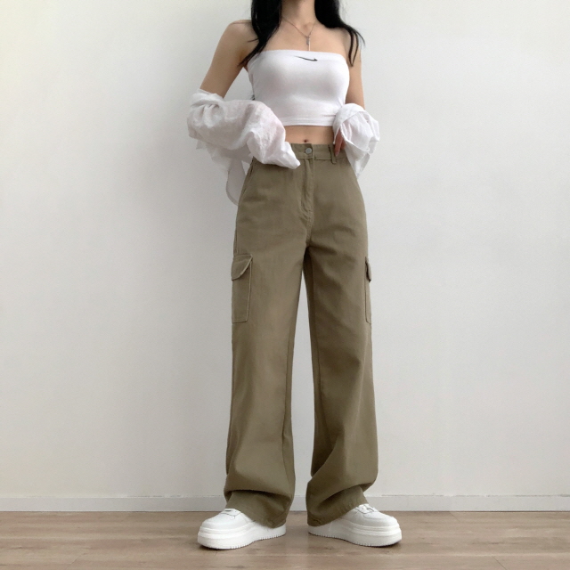 🌼단독특가🌷 [기장선택/~2XL] 올웨이즈 y2k 카고 비죠 비조 와이드 팬츠 5color 상세 이미지 15