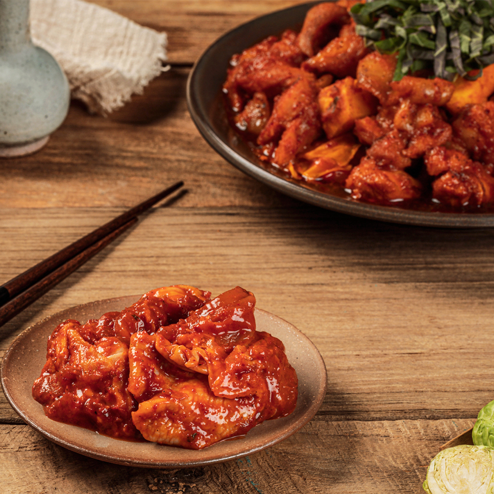 [100% 국산닭] 춘천 한입닭갈비 캠핑 음식 1.5kg - 상세 이미지 4