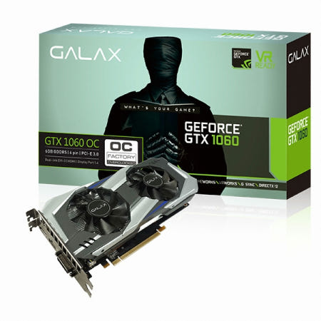 (갤럭시) GALAX 지포스 GTX1060 OC D5 6GB /VGA