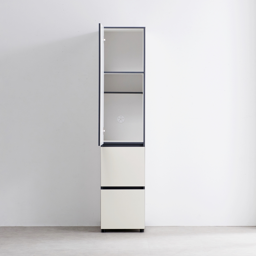 틈새장400 그릇장식장 키높이 키큰 냉장고옆수납장 주방선반장