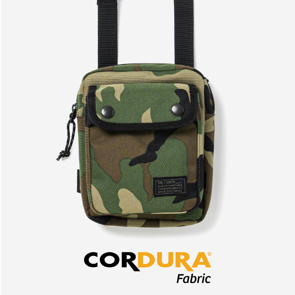 디얼스 발리스틱 코듀라 미니크로스백 CORDURA Mini Cross Bag - WOODLAND - 상세 이미지 5
