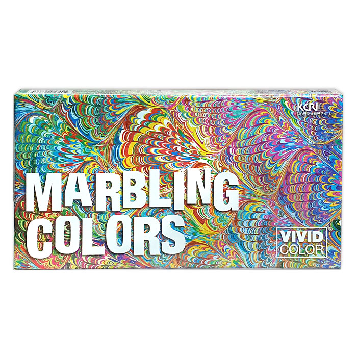 종이나라 마블링물감 12ml 12색