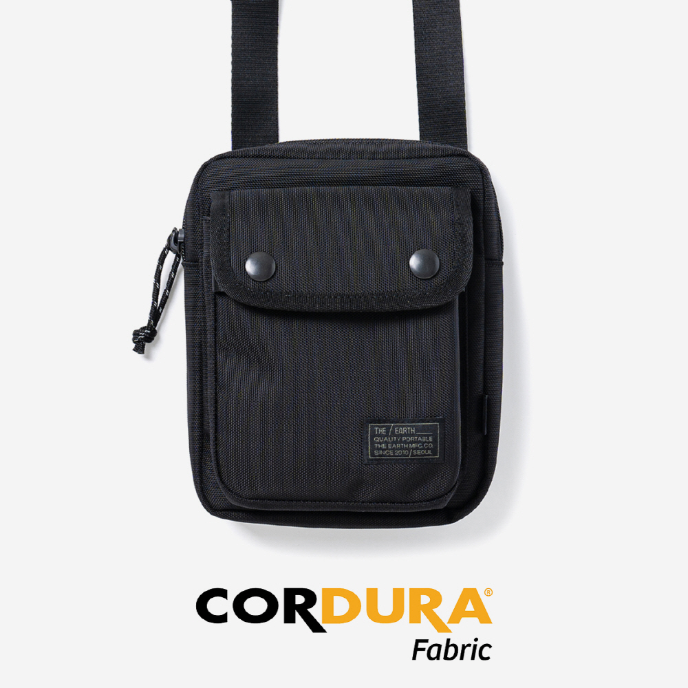 디얼스 발리스틱 코듀라 미니크로스백 CORDURA Mini Cross Bag - WOODLAND - 상세 이미지 3