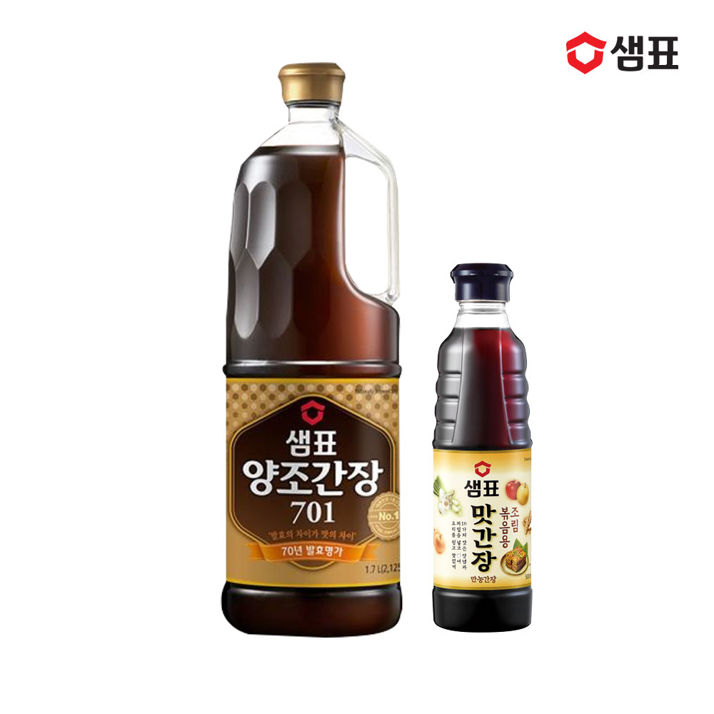 샘표 간장 16종 2개 골라담기 (양조간장 진간장 맛간장 계란간장 순한간장 택) - 상세 이미지 3