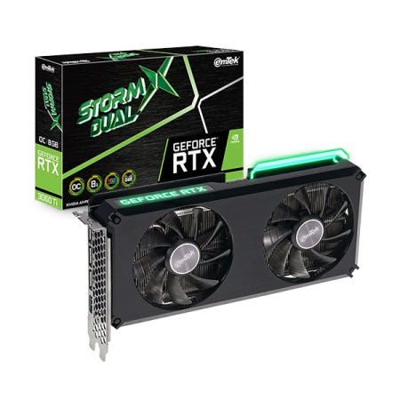 [중고][중고] 이엠텍 지포스 RTX 3060 Ti STORM X Dual OC D6 8GB