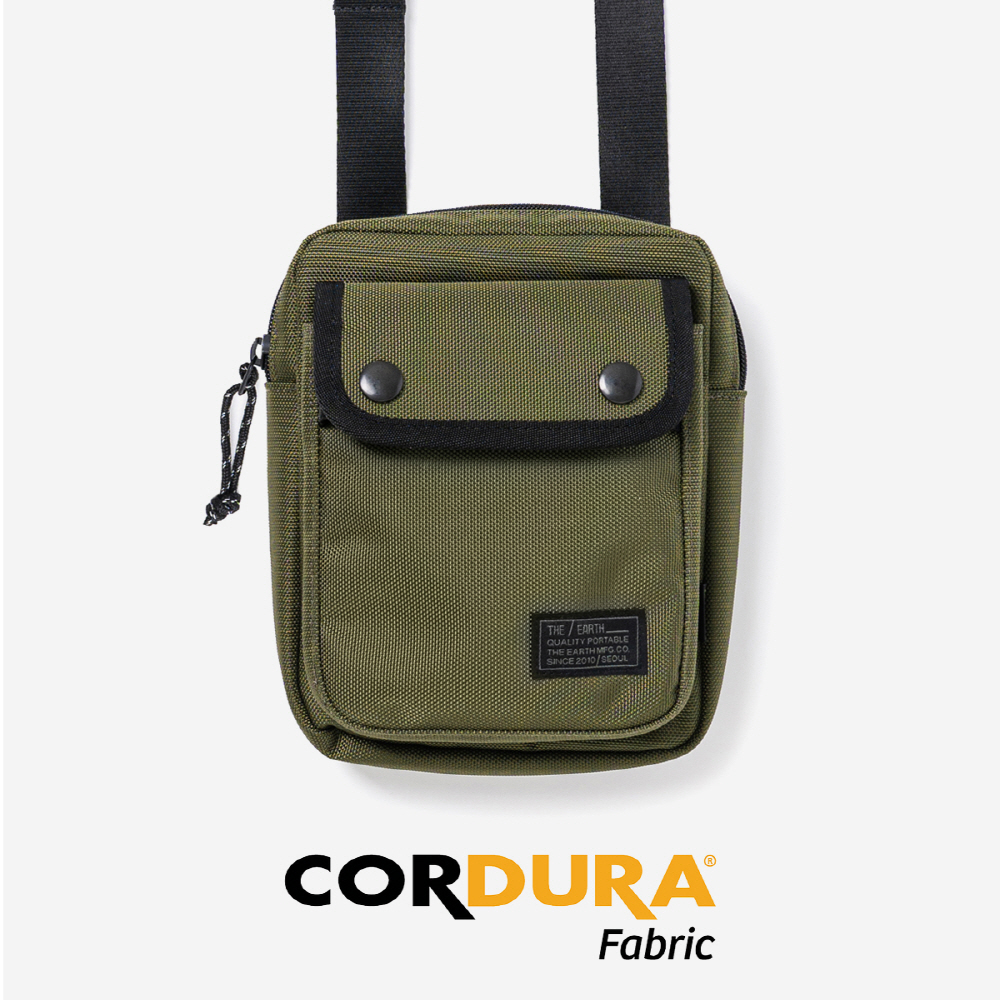 디얼스 발리스틱 코듀라 미니크로스백 CORDURA Mini Cross Bag - WOODLAND - 상세 이미지 4