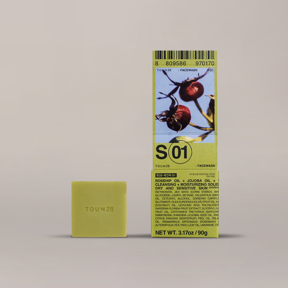 톤28 세안바 S1 로즈힙 80g (건성/보습) 약산성 클렌징 비누 - 상세 이미지 2