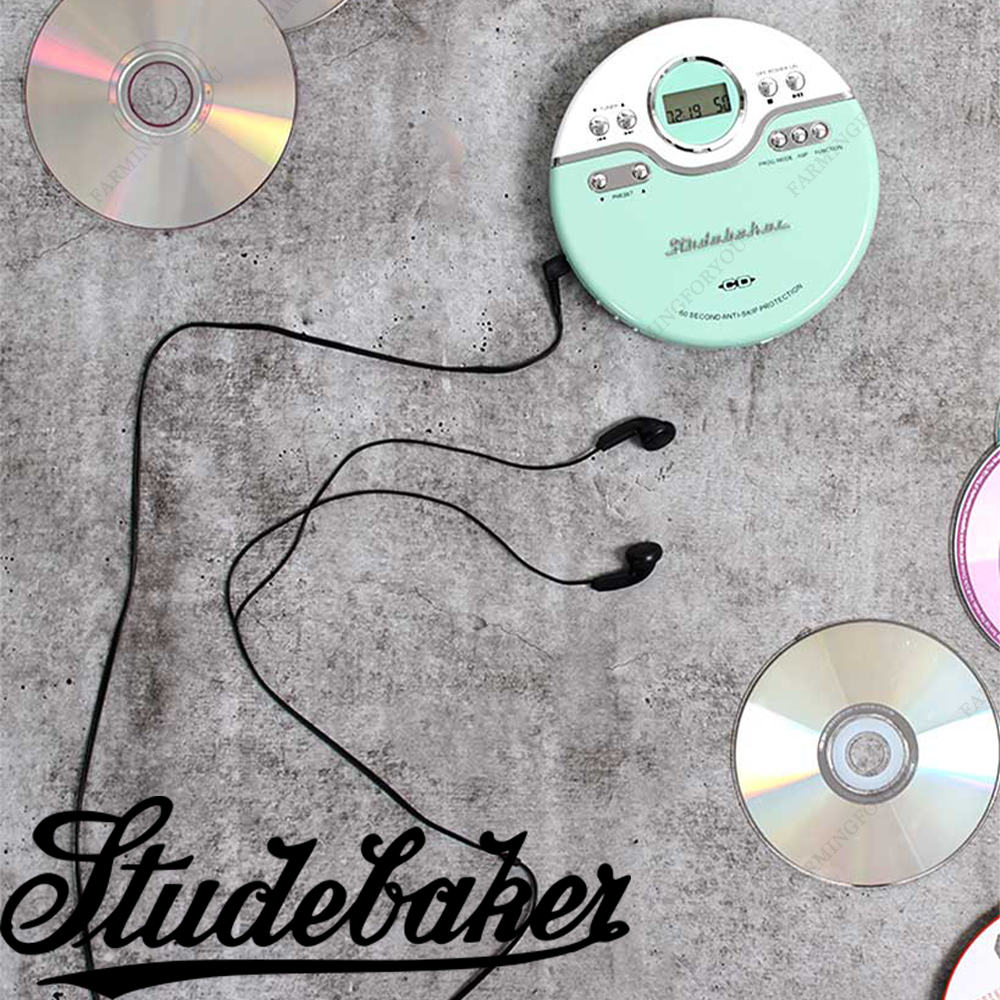 어반아웃피터스 Studebaker 레트로 휴대용 CD플레이어 민트
