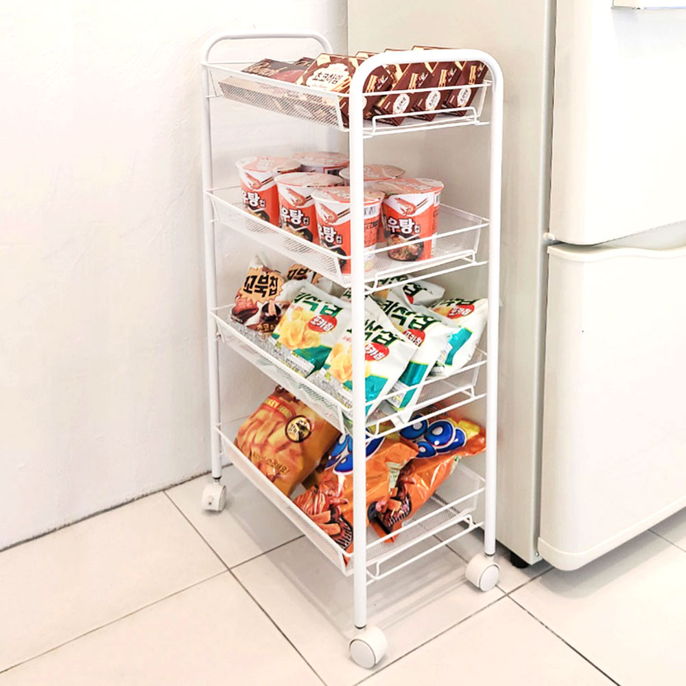 과자진열대 빵 편의점매대 매장상품 철제선반 미니팬트리 4단