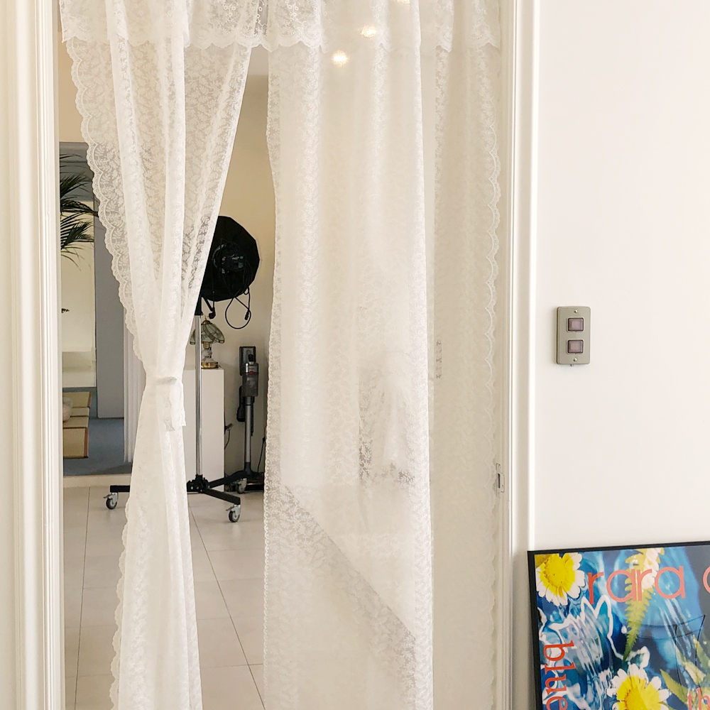 가림막커튼 가리개커튼 프릴 벨크로 다용도실 중문 방문 베란다 현관 주방 커튼