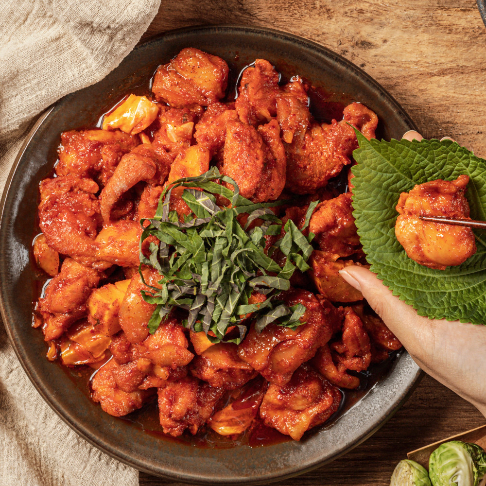 [100% 국산닭] 춘천 한입닭갈비 캠핑 음식 1.5kg - 상세 이미지 2