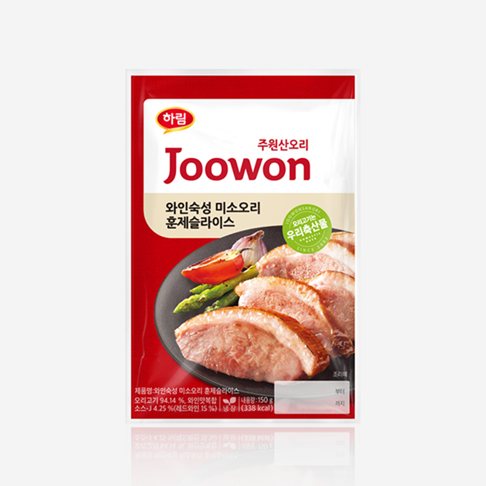 하림 주원산오리 와인숙성 미소 오리 훈제 슬라이스 150g, 1개