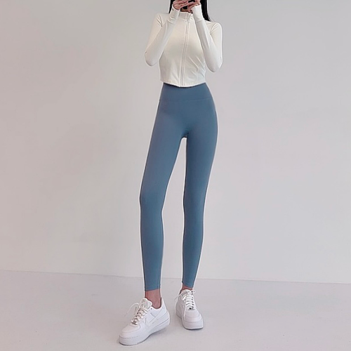 로라벨 러셀 요가레깅스 필라테스레깅스 요가바지 여성 필라테스복 하의 힙업 요가복 하렘팬츠 - 상세 이미지 4