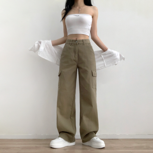 🌼단독특가🌷 [기장선택/~2XL] 올웨이즈 y2k 카고 비죠 비조 와이드 팬츠 5color 상세 이미지 14