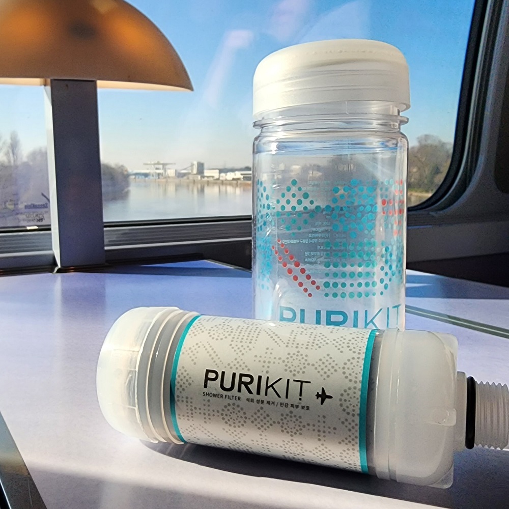 여행용 샤워필터 샤워기필터 석회수 베트남 유럽 방콕 신혼여행 퓨리킷 PURIKIT - 상품 이미지