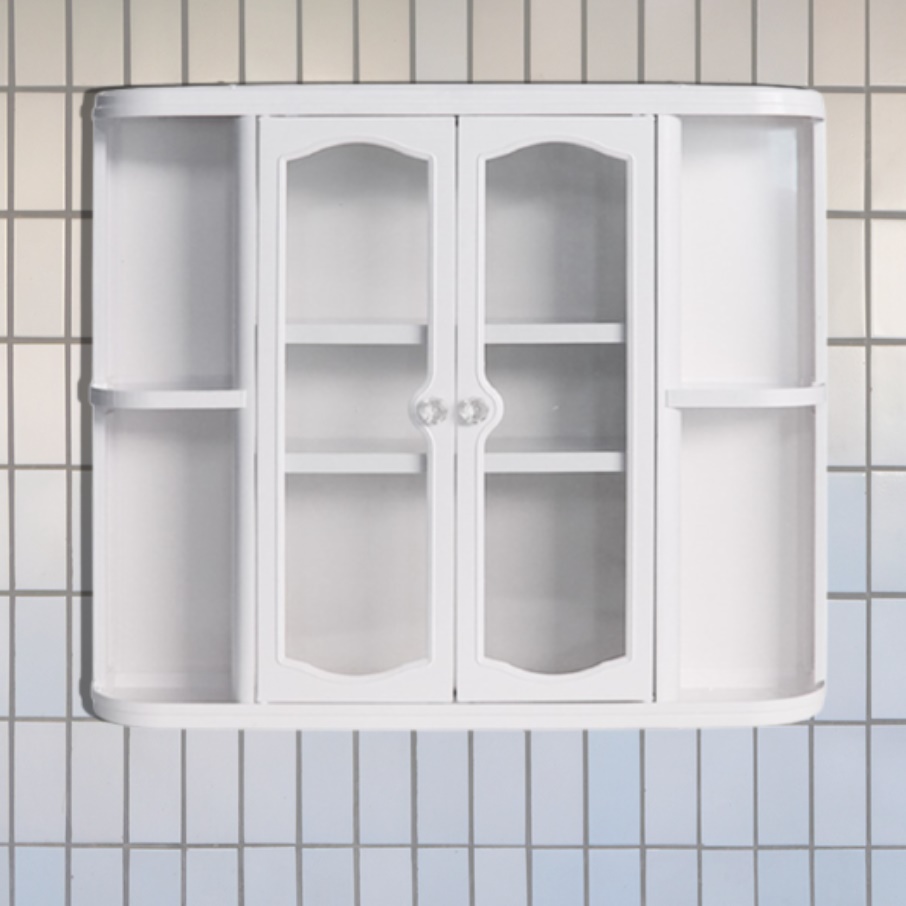 욕실선반장 플라스틱욕실장 화장실수건함 목욕탕수납장 화장실장식장