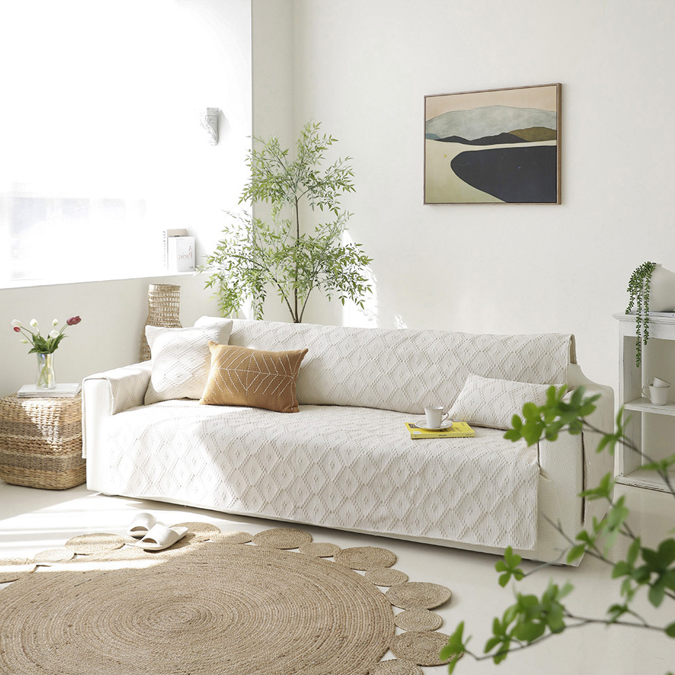 에스닉 자카드 사계절 린넨 패브릭 쇼파 소파 커버 패드 매트 덮개 리폼 천갈이 깔개 카우치