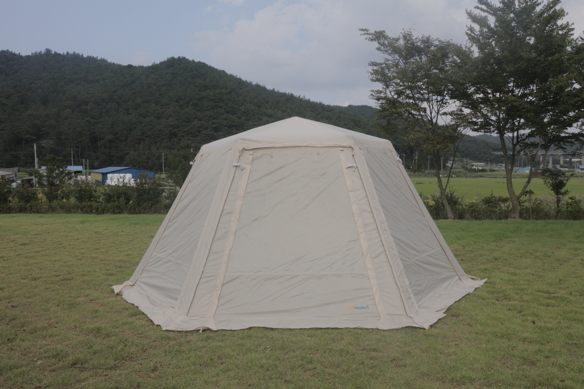 오토헥사스크린(플라이포함) 오헥스 원터치 자동 육각 쉘터 메쉬 대형그늘막 차박 - 상세 이미지 5