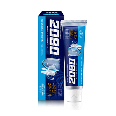 2080 파워쉴드 플러스 블루 더블민트 치약 140g X3개 - 상세 이미지 3
