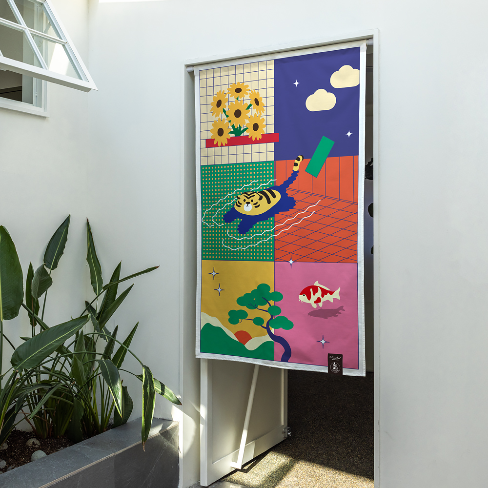 원세븐나인 도어커튼 가내평화 S 가림막커튼 가리개