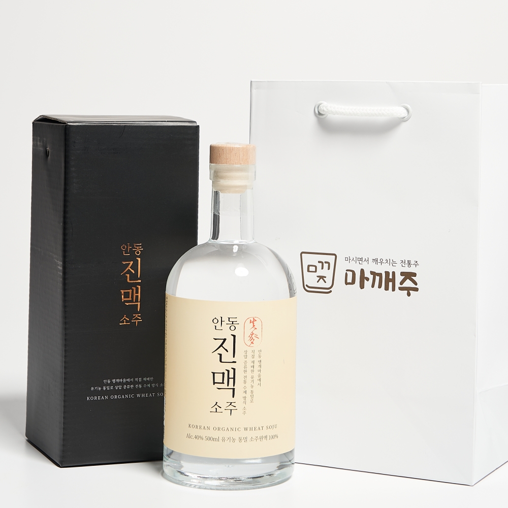 진맥소주 40도 500ml 안동 맹개마을 통밀 증류주 - 상세 이미지 3