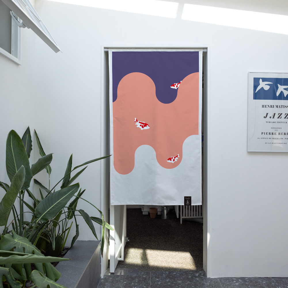 원세븐나인 도어커튼 어락도, M (85cm X 140cm) - 상품 이미지