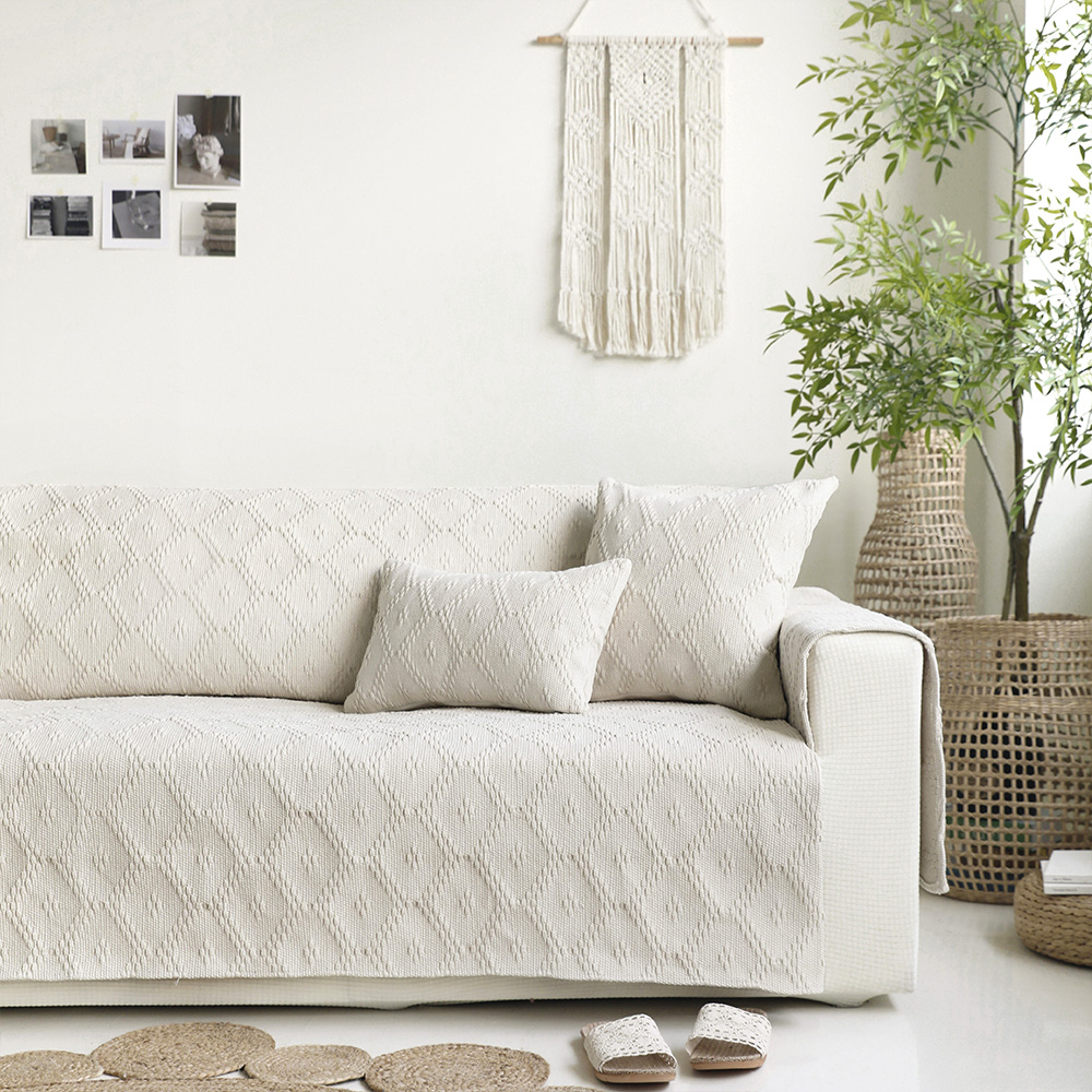 에스닉 자카드 사계절 린넨 패브릭 쇼파 소파 커버 패드 매트 덮개 리폼 천갈이 깔개 카우치