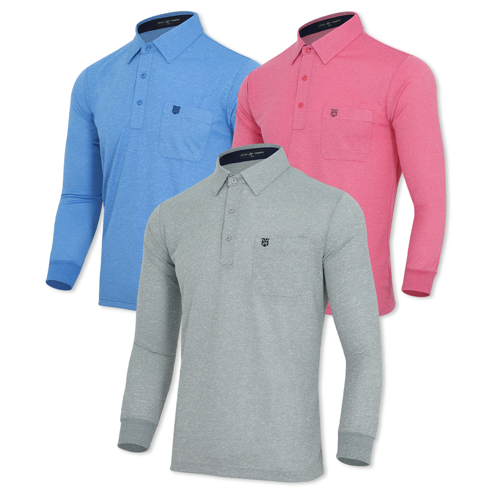 남자 골프 카라티셔츠 긴팔 기능성 스판 쿨맥스 상의