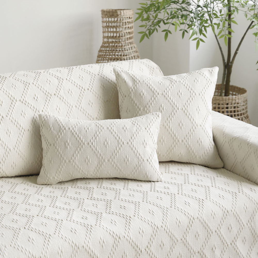 에스닉 자카드 사계절 린넨 패브릭 쇼파 소파 커버 패드 매트 덮개 리폼 천갈이 깔개 카우치