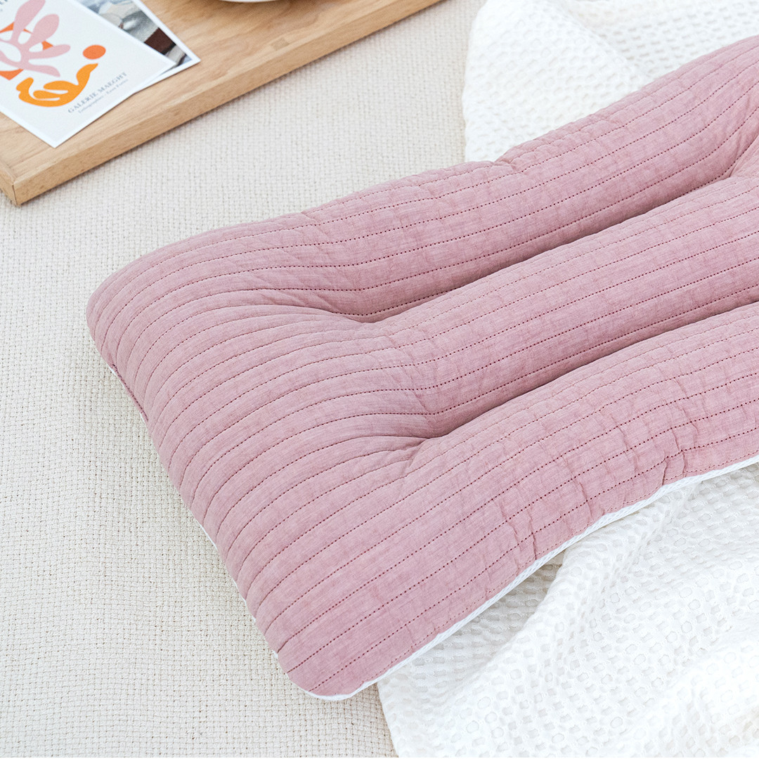 마롤로뜨 어린이 베개 3중거즈 빨아쓰는 경추 주니어 초등 학생 아동 아이보리