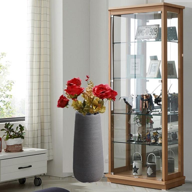 고급장식장 거실유리장 양주진열장 원목유리장식장 700