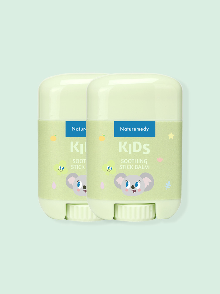 [네츄레메디] 수딩 스틱밤 2개 세트/ 아기 침독 크림 유아 멀티 밤 신생아 보습제 립밤