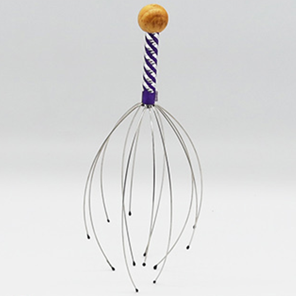 수동 두피 마사지기 관리기 머리 지압 스텐