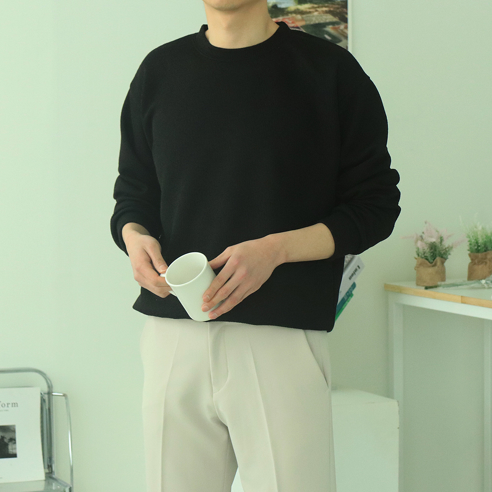남자맨투맨 구김없는 남자 긴팔티 커플맨투맨 - 상세 이미지 2