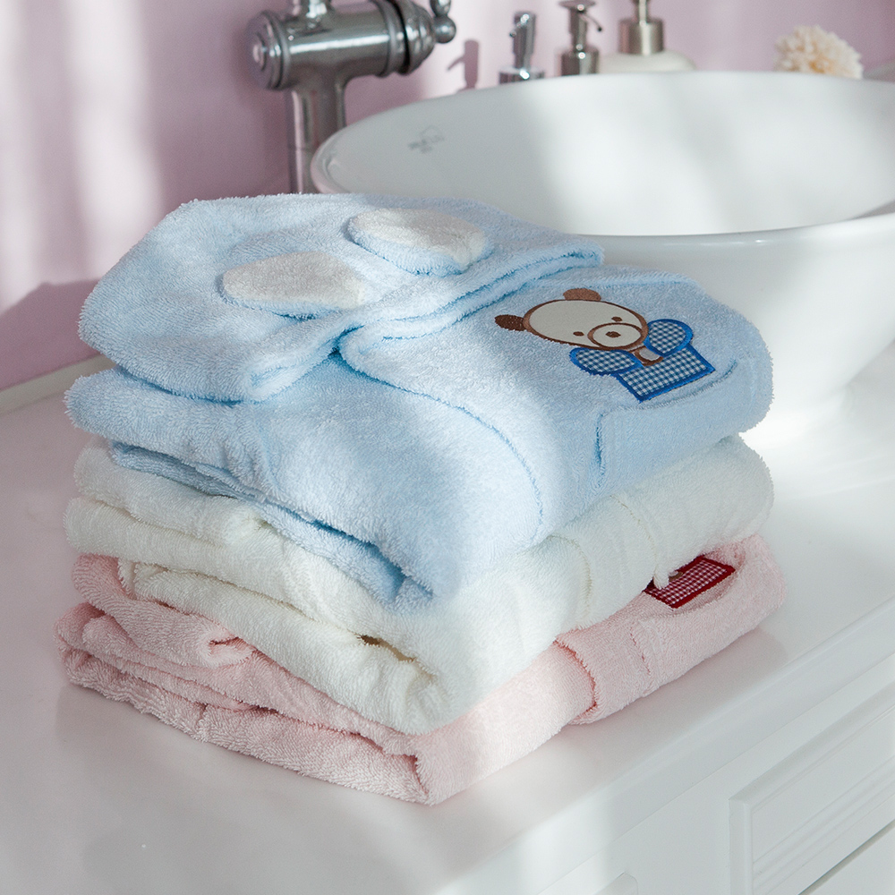 기라로쉬 순면 아동 후드 목욕가운 샤워타올