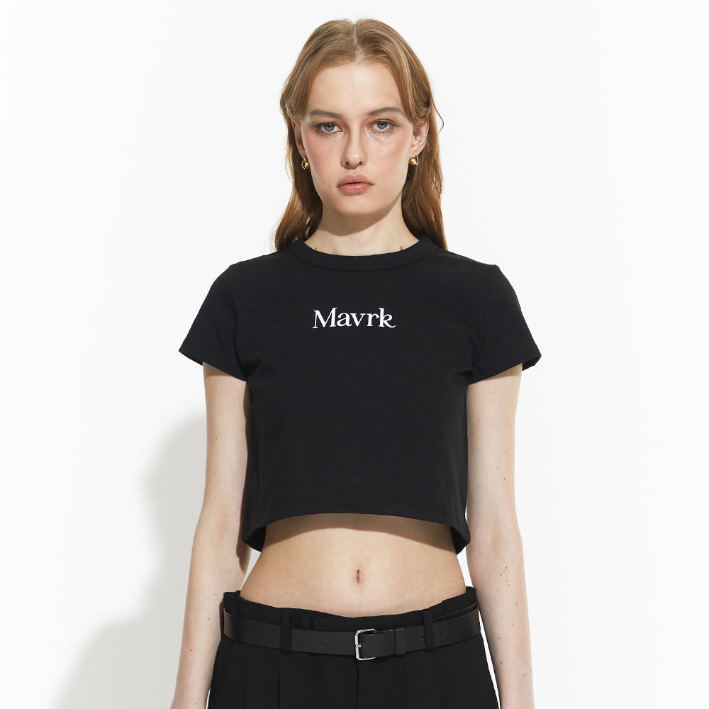 MAVRK(매버릭), M로고 크롭 티셔츠 2COLORS 이미지 2